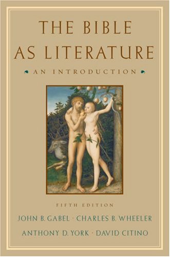 Book Cover The Bible As Literature: An Introduction