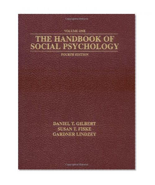 The Handbook of Social Psychology, Fourth Edition (2 Volume Set)