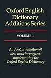 The Oxford English Dictionary Additions