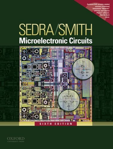 Book Cover Microelectronic Circuits (Oxford Series in Electrical & Computer Engineering)