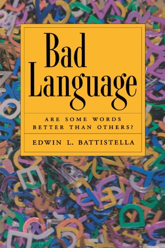 Book Cover Bad Language: Are Some Words Better Than Others?