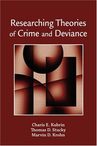 Book Cover Researching Theories of Crime and Deviance