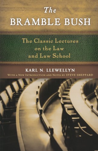 Book Cover The Bramble Bush: The Classic Lectures on the Law and Law School