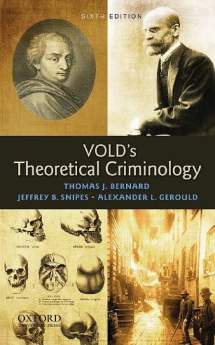 Book Cover Vold's Theoretical Criminology