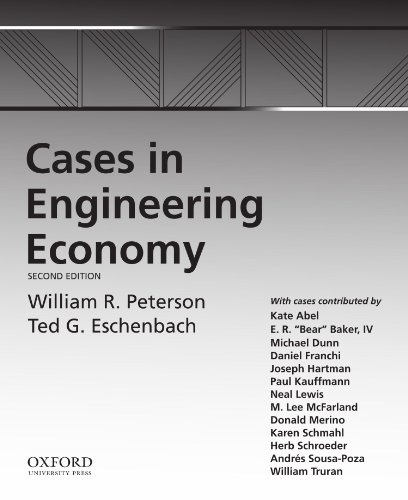 Book Cover Cases in Engineering Economy