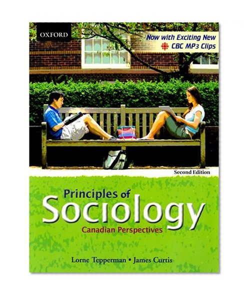 Book Cover Principles of Sociology: Canadian Perspectives