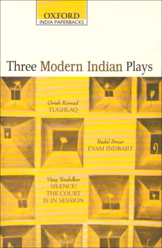 Three modern Indian plays