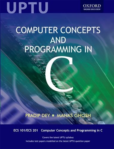 Book Cover Computer Concepts And Programming In C