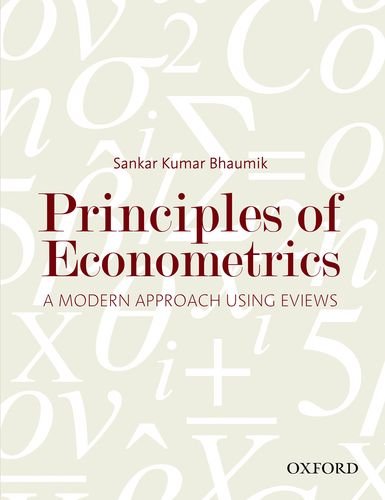 Book Cover Principles of Econometrics: A Modern Approach Using EViews
