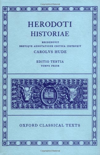 Herodoti Historiae, Volume I: Books I-IV (Oxford Classical Texts)