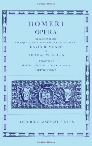 Book Cover Iliad, Books 13-24 (Oxford Classical Texts: Homeri Opera, Vol. 2) (v. 2)