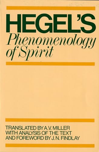 Book Cover Phenomenology of Spirit