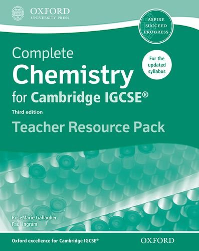 Complete Chemistry for Cambridge IGCSE (R) Teacher Resource Pack