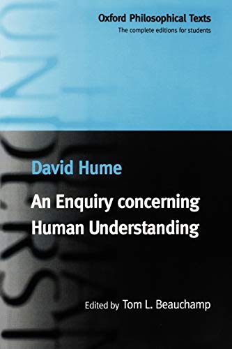 Book Cover An Enquiry concerning Human Understanding (Oxford Philosophical Texts)