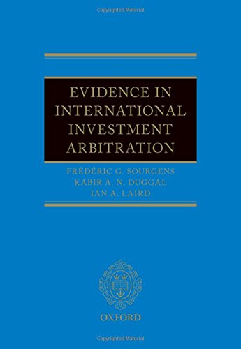 Book Cover Evidence in International Investment Arbitration