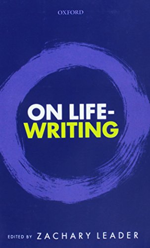 Book Cover On Life-Writing