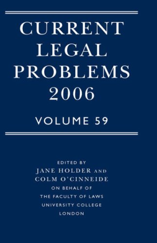 Current Legal Problems 2006: Volume 59