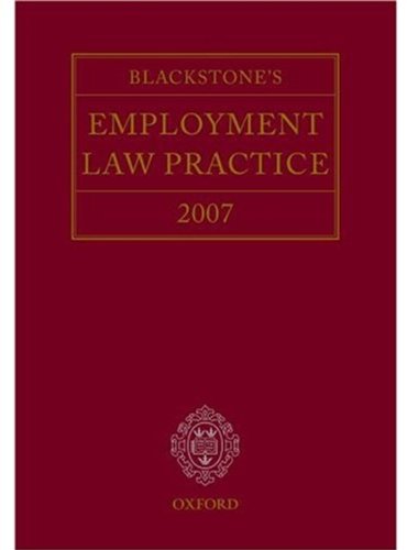 Blackstone's Employment Law Practice 2007