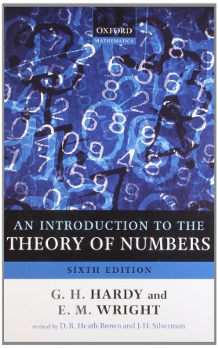 Book Cover An Introduction to the Theory of Numbers