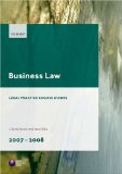 Business Law 2007-2008 (Legal Practice Course Guides)