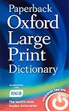 Paperback Oxford Large Print Dictionary