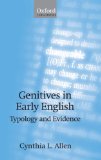 Genitives in Early English: Typology and Evidence
