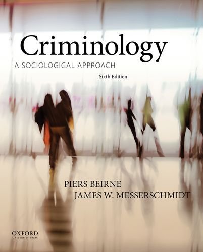 Book Cover Criminology: A Sociological Approach