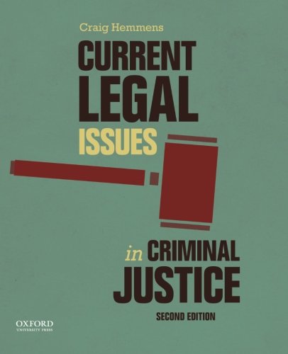 Book Cover Current Legal Issues in Criminal Justice: Readings
