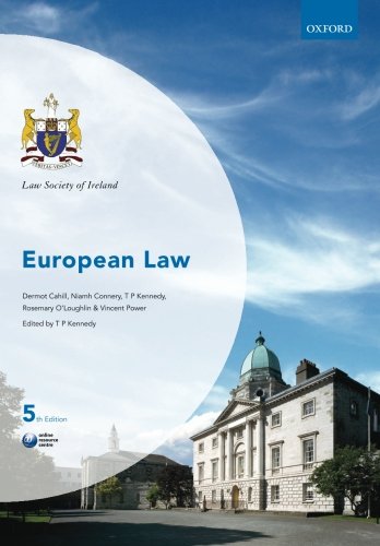 European Law (Law Society of Ireland Manuals)