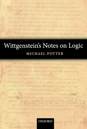 Wittgenstein's Notes on Logic