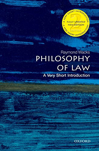 Book Cover Philosophy of Law: A Very Short Introduction (Very Short Introductions)