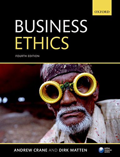 Book Cover Business Ethics: Managing Corporate Citizenship and Sustainability in the Age of Globalization