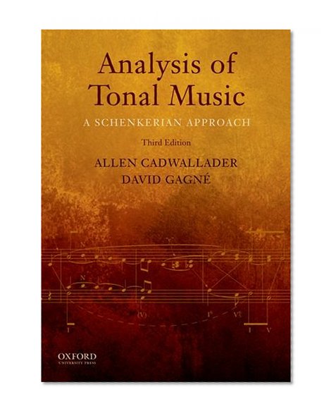 Book Cover Analysis of Tonal Music: A Schenkerian Approach