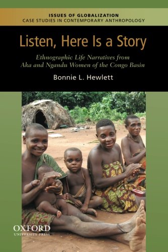 Book Cover Listen, Here is a Story: Ethnographic Life Narratives from Aka and Ngandu Women of the Congo Basin (Issues of Globalization:Case Studies in Contemporary Anthropology)