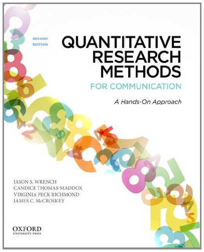 Book Cover Quantitative Research Methods for Communication: A Hands-On Approach