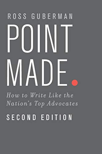 Book Cover Point Made: How to Write Like the Nation's Top Advocates