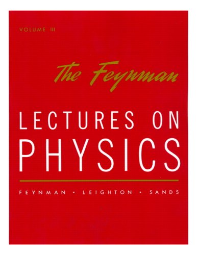 Book Cover The Feynman Lectures on Physics, Vol. 3