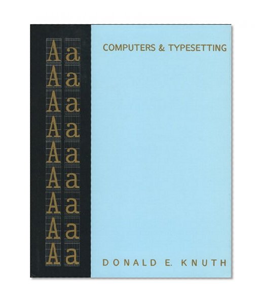 Computers & Typesetting, Volume A: The TeXbook