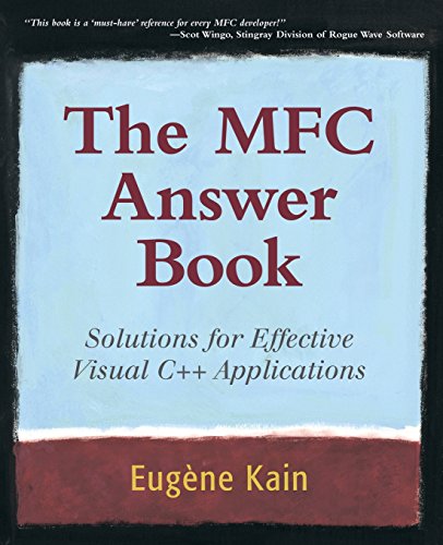 Book Cover The Mfc Answer Book: Solutions for Effective Visual C++ Applications
