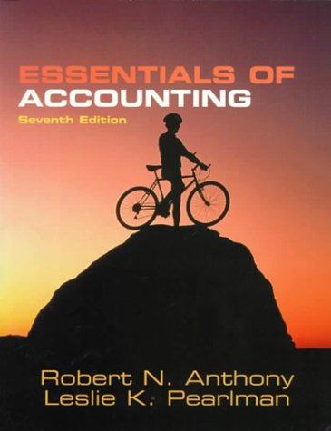 Essentials of Accounting (7th Edition)