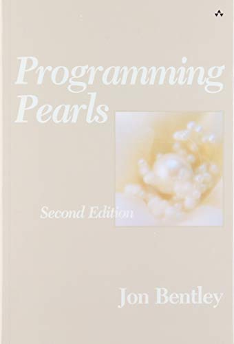 Book Cover Programming Pearls