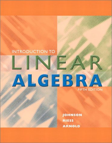 Book Cover Introduction to Linear Algebra (5th Edition)