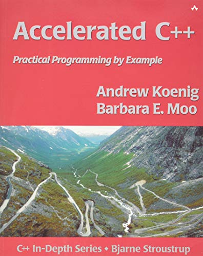 Book Cover Accelerated C++: Practical Programming by Example