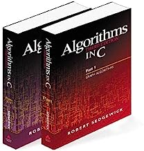 Book Cover Algorithms in C, Parts 1-5 (Bundle): Fundamentals, Data Structures, Sorting, Searching, and Graph Algorithms (3rd Edition)
