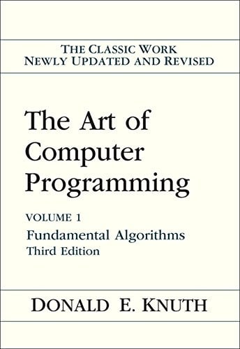 Book Cover The Art of Computer Programming, Vol. 1: Fundamental Algorithms, 3rd Edition