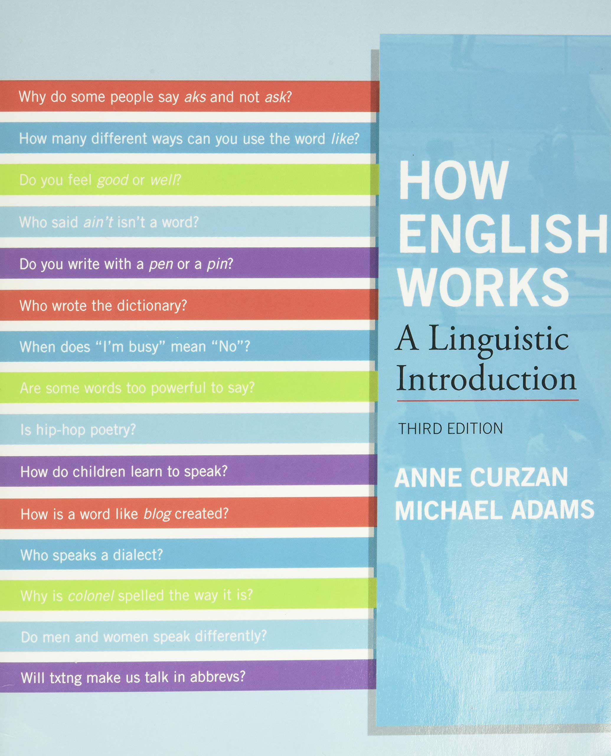 Book Cover How English Works: A Linguistic Introduction