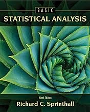 Book Cover Basic Statistical Analysis (9th Edition)