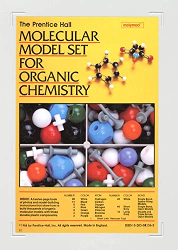 Book Cover Prentice Hall Molecular Model Set For Organic Chemistry