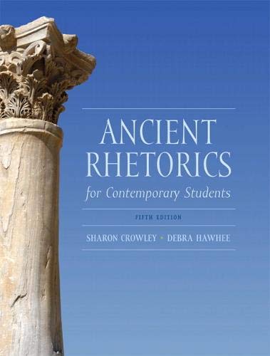 Book Cover Ancient Rhetorics for Contemporary Students
