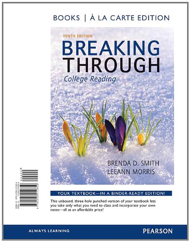 Breaking Through, Book a la Carte Edition (10th Edition)